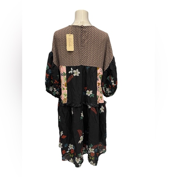 NWT Anthropologie Let Me Be Debra Floral Midi Dress Size MP Small Petite - Picture 8 of 15